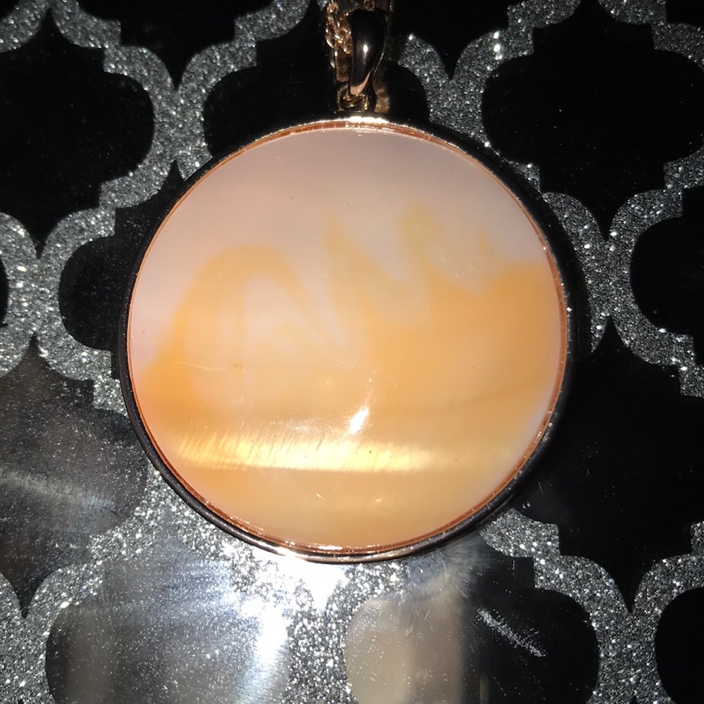 Pink and orange necklace